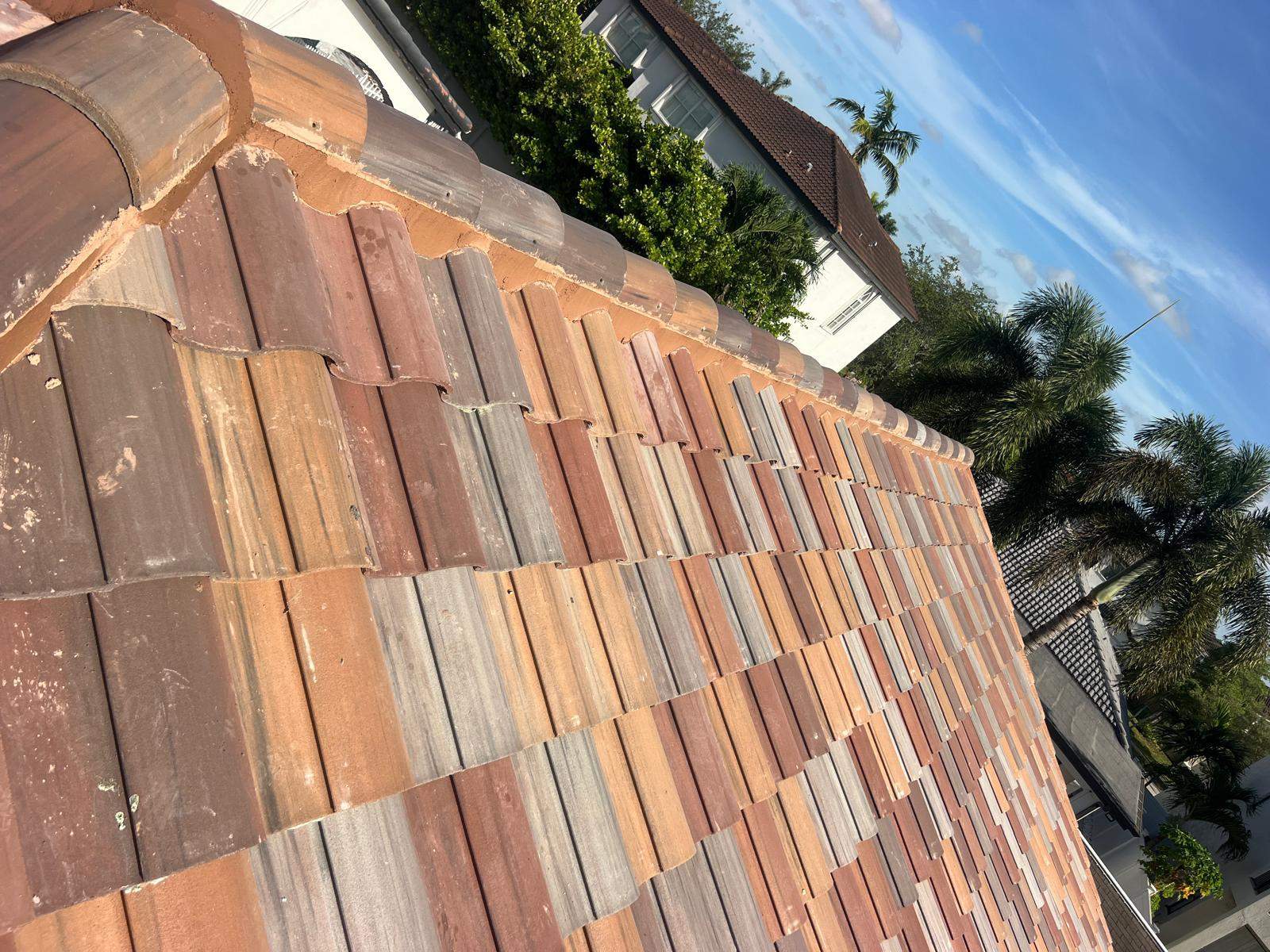 Hurricane-ready roof on a Miami home prepared before emergency roofing services are needed